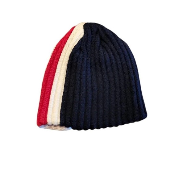Smartwool Beanie Logo graphic Merino Wool Mens Red White Blue One Size - Picture 8 of 10